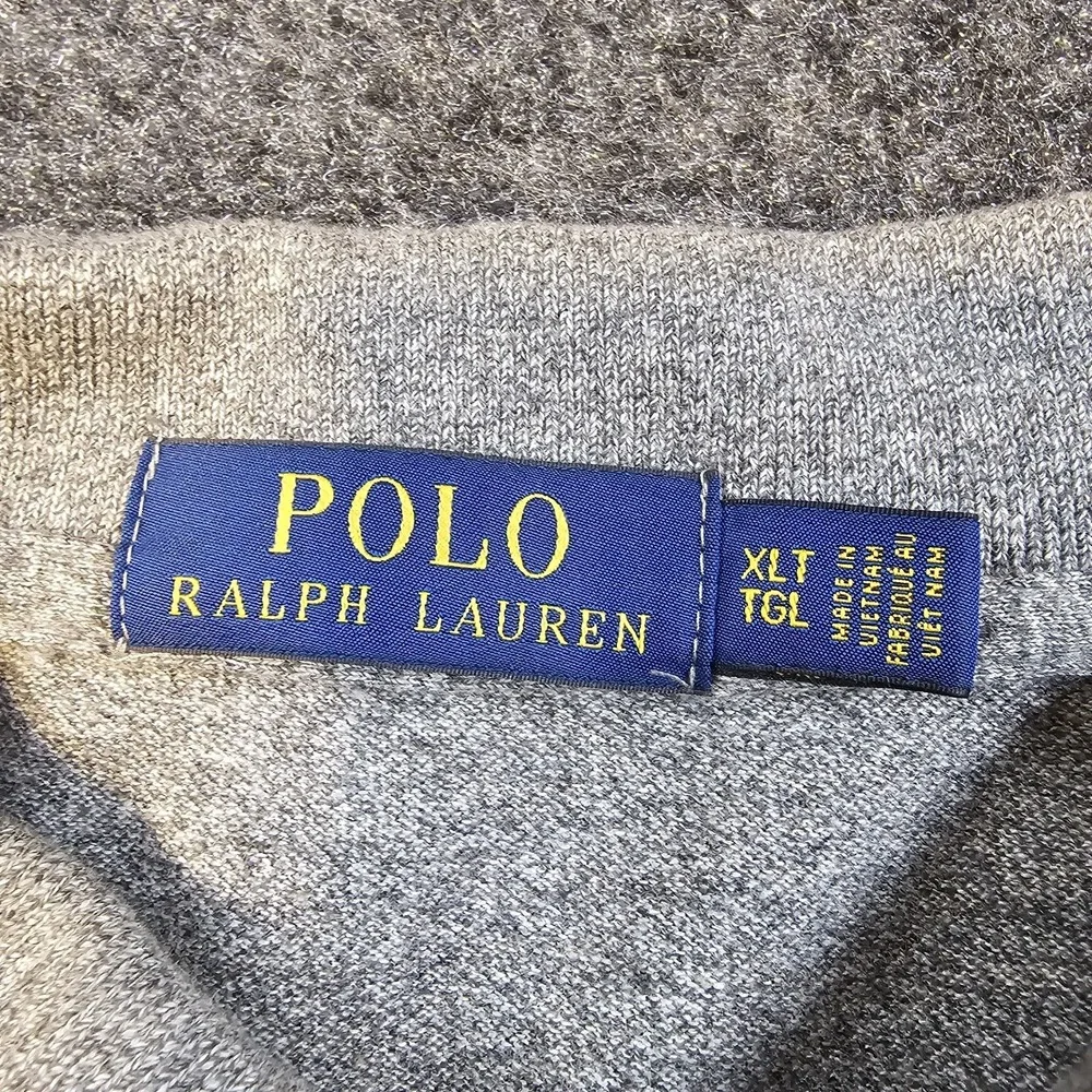 Polo Ralph Lauren XLT Gray Heather Polo Shirt Big Tall 100% Cotton Pony Mens